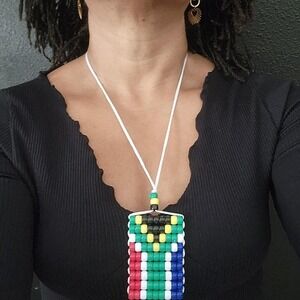 South Africa‎ Flag Car  Mirror Danglers/Necklace